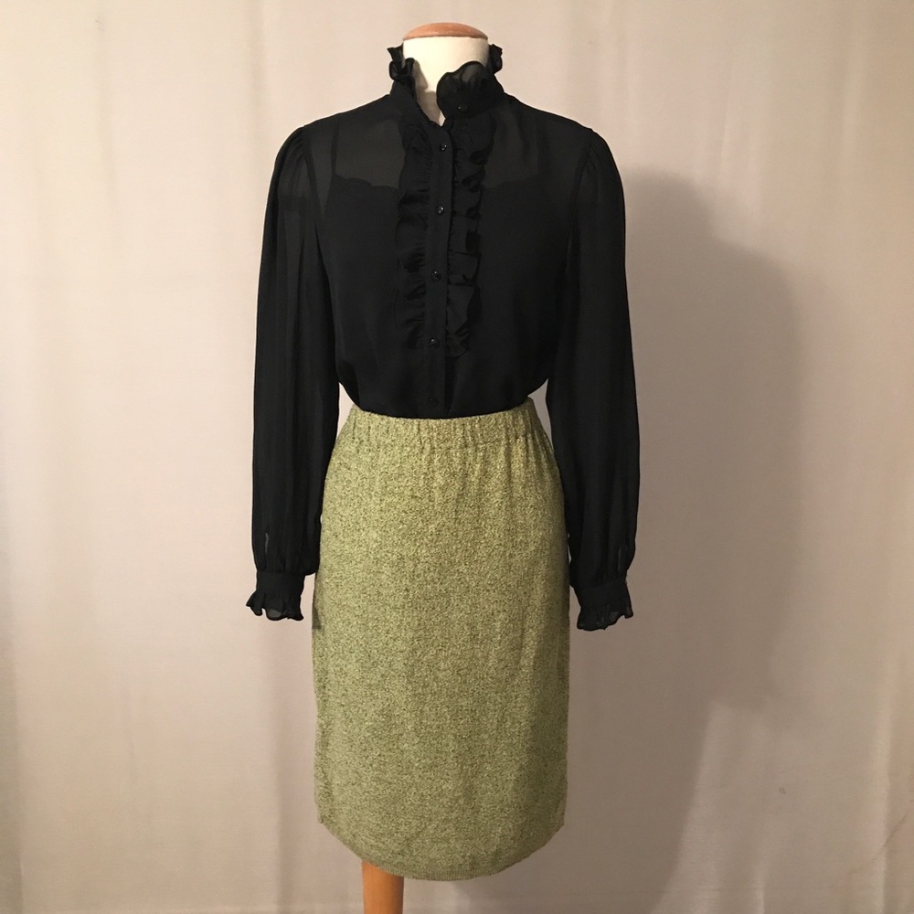 Vintage Knit Sweater Skirt